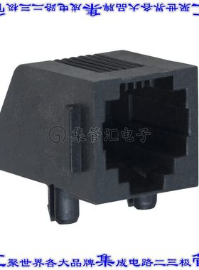 5555077-2 接插件连接器CONN MOD JACK 6P4C R/A UNSHLD