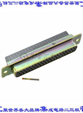 204518-2 连接器62POS插座母插口3排D-Sub高密度面板安装