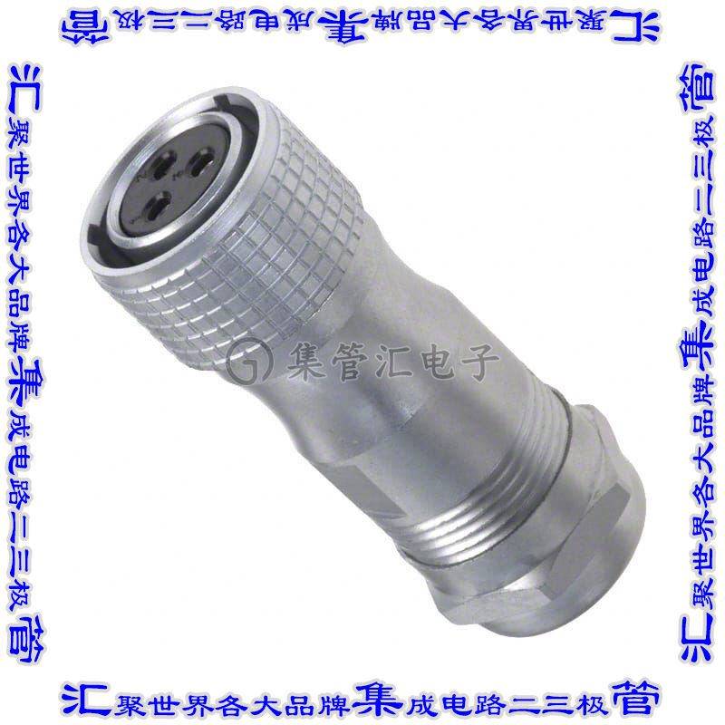APSFSA6E2 圆形连接器3POS插头母插口焊杯自由悬挂
