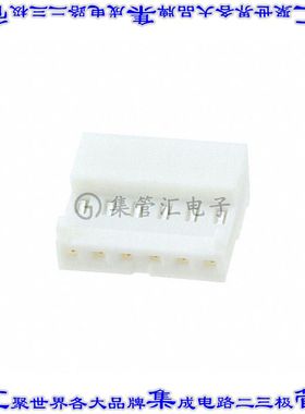 3-644020-6 矩形连接器6POS插座2.54mm母插口白色IDC镀金自由悬挂
