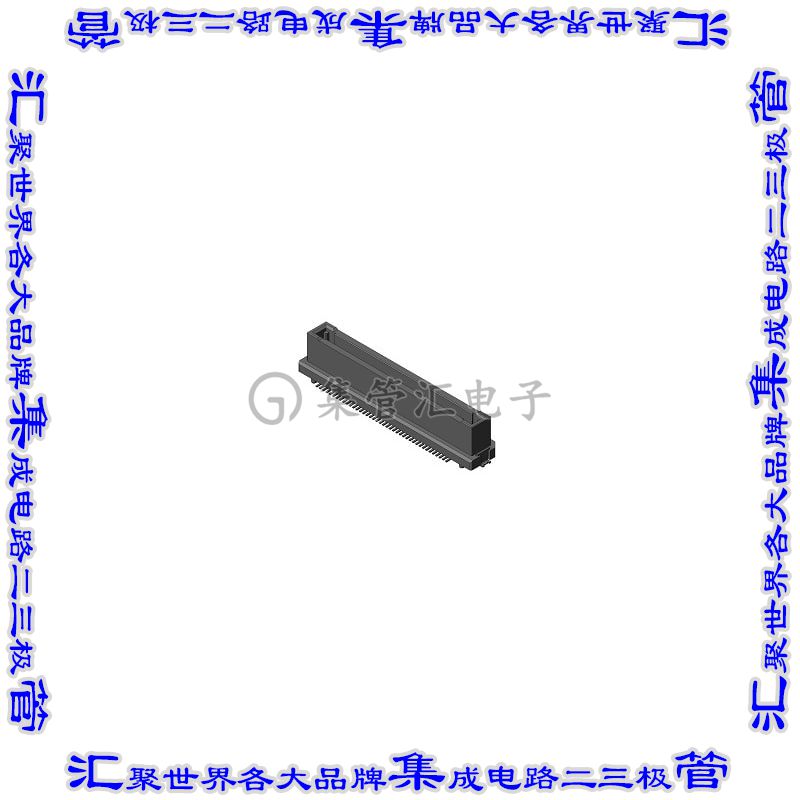 AX01R080VABBR600 板对板连接器80POS插头外罩触点2排0.64mm表贴S