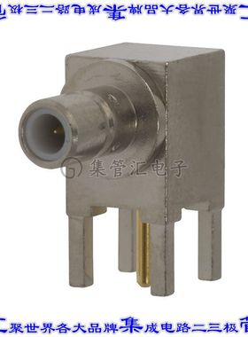 5414337-1 同轴连接器SMB插孔公引脚焊接50欧姆通孔直角