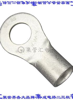320741 环形连接器端子圆形7/16接线柱2AWG压接