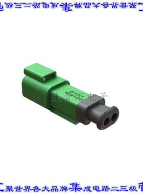 AT04-2P-SR01GRN 矩形连接器外壳2POS插座公形引脚绿色自由悬挂