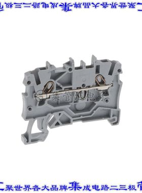2000-1201 端子块连接器2POS馈通式3.5mm灰色16-20AWG