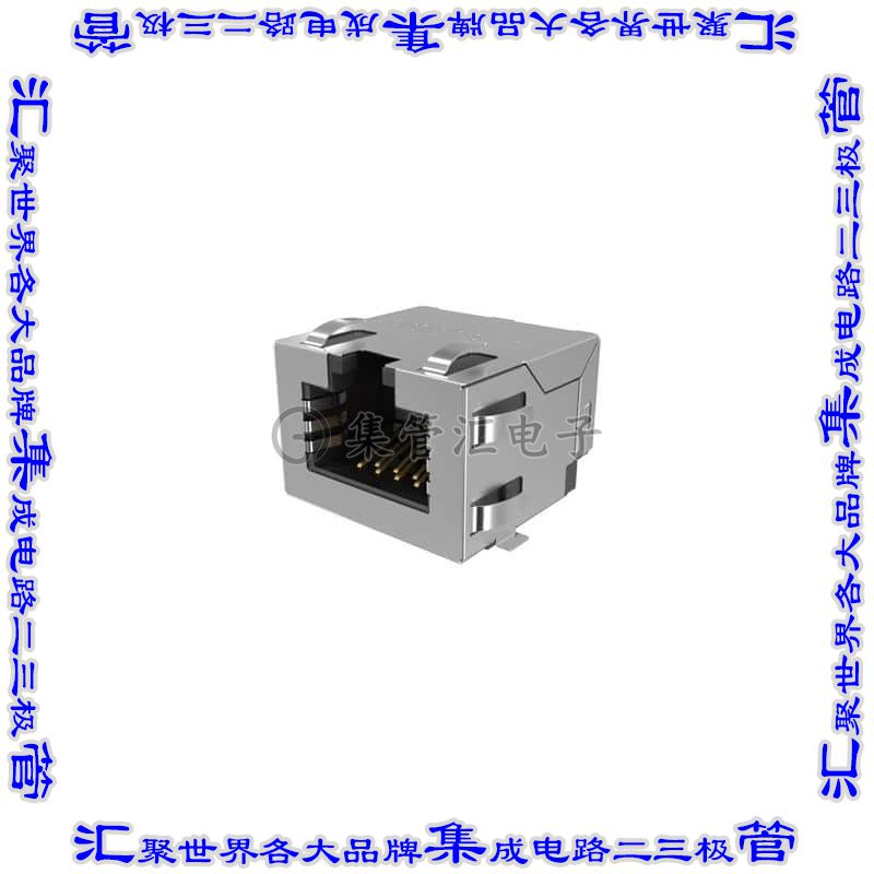 RJE3C1881401 接插件连接器8P8C, RA, CAT6A, SMT, SHIELD WIT