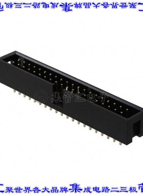 302-S401 针座连接器40POS接头2排2.54mm公形插针通孔直针镀金