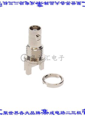 HDBNC-J-P-GN-ST-EM1 同轴连接器BNCHD插孔母形插口焊接75欧姆板