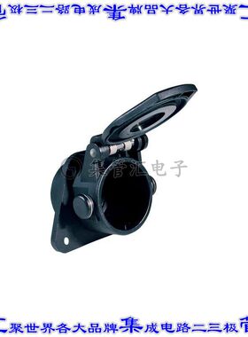 585600 圆形连接器5POS插座外壳用于公插针黑色自由悬挂帽盖