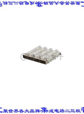 2170746-1 插拔式连接器机架成组(1 x 4)QSFP28通孔直角压配