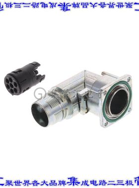 BGC880N0000152A000 圆形连接器7(6电源+PE)插座外壳用于公插针银