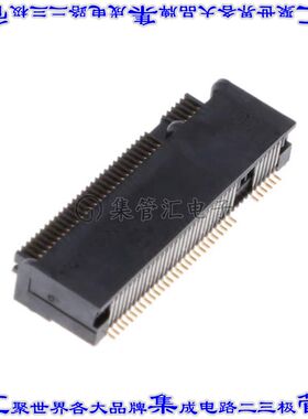 2199230-5 卡边缘连接器67POS母头2排0.5mm黑色镀金
