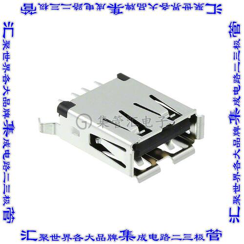 XM7A-0441 连接器USB-A插座4POS USB 2.0通孔