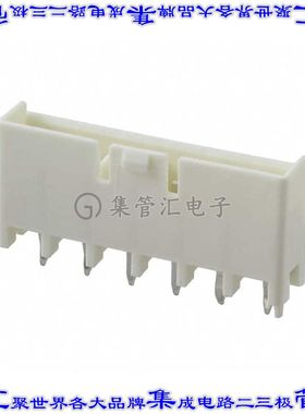 1376385-1 针座连接器6POS接头5mm公形插针通孔直针锡