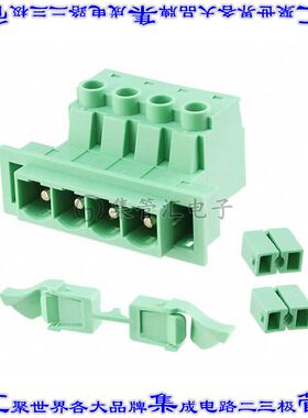 1703399 接插件连接器TERM BLK HEADER 4POS GREEN