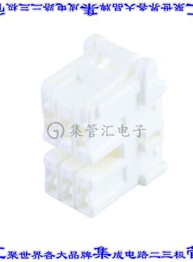 5056050600 矩形连接器外壳6POS插座2排3.3mm母形插口天然色自由