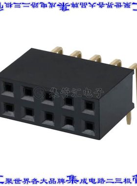 PPPC052LJBN-RC 针座连接器10POS插座2排2.54mm母形插口通孔直角