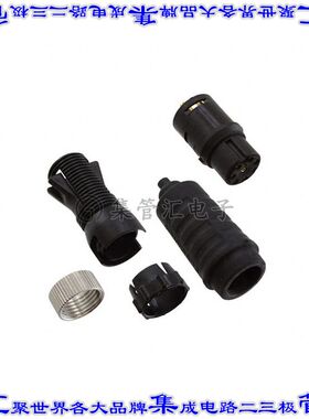 EN3C8FLX 圆形连接器8POS插头母插口焊杯镀金自由悬挂