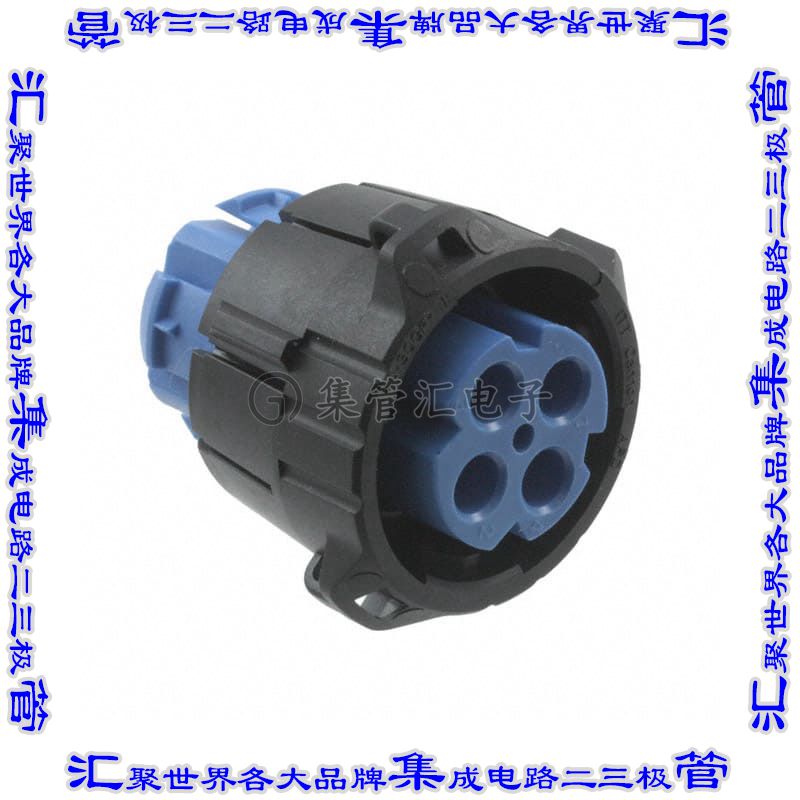APD-4BS-K2 圆形连接器4POS插头外壳用于母插口黑色蓝色自由悬挂