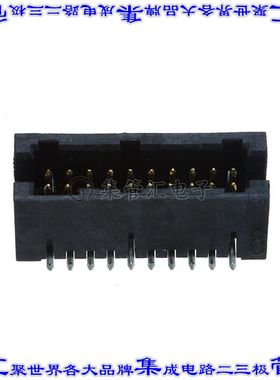 5-104655-3 针座连接器20POS接头2排1.27mm公形插针表贴SMD镀金