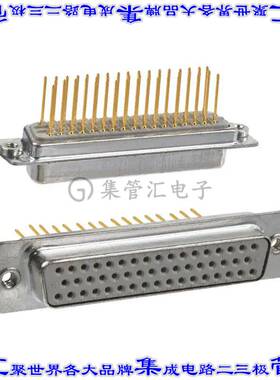 172-050-243R011 连接器50POS插座母插口3排D-Sub面板安装通孔