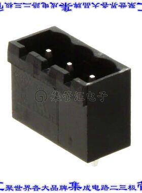 395211003 0395211003端子块连接器3POS接头公引脚带罩5mm黑色垂