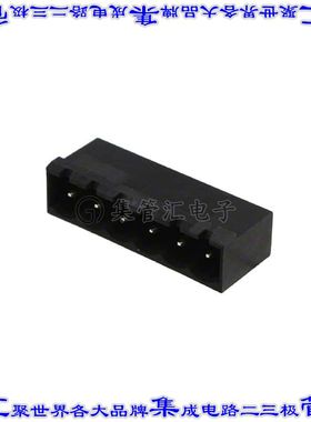 1740408 端子块连接器6POS接头公引脚带罩5.08mm黑色90DEG通孔