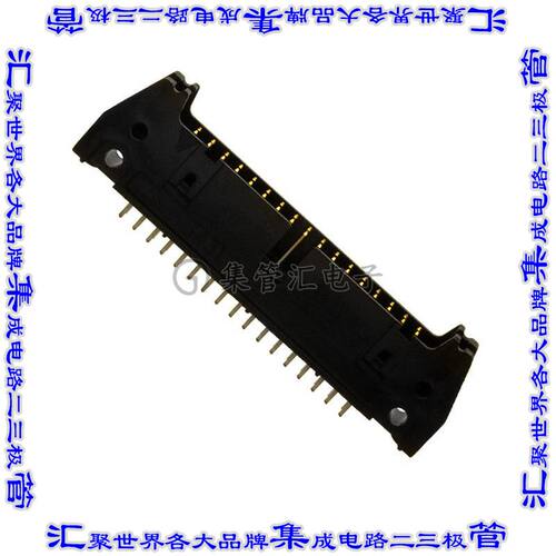 D3431-6002-AR 针座连接器34POS接头2排2.54mm公形插针通孔直针镀