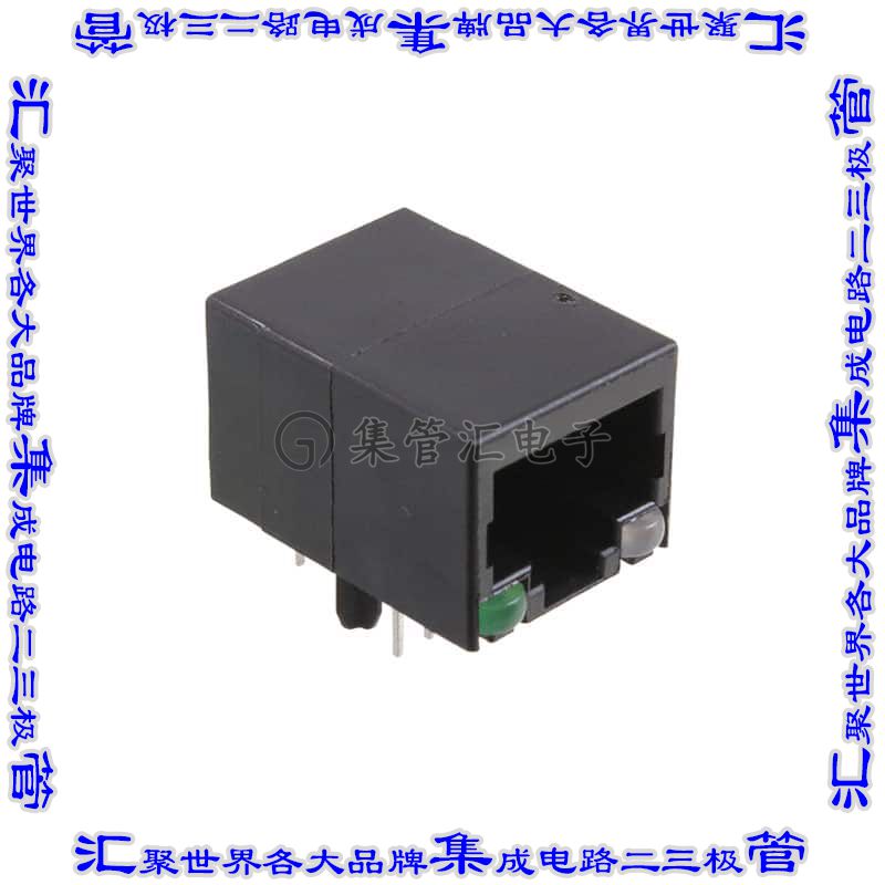 MTJ-88TX1-LV 接插件连接器RJ45 MODULAR JACK, DIP, SIDE ENT