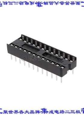 DILB24P-224TLF 连接器IC插座DIP 7.62mm插口24(2 x 12)位置锡通