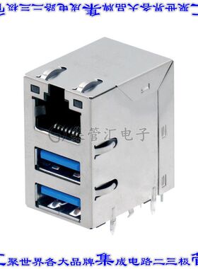 2250555-1 接插件连接器CONN MOD JACK 1G 2USB GO/G