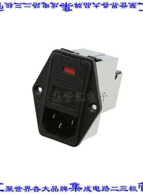 6-6609930-8 电源接入连接器3POS插座公插片模块IEC320-C14面板安