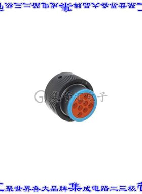 HDP26-18-8SN 圆形连接器8POS插头外壳用于母插口黑色自由悬挂耦