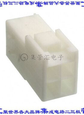 179465-1 矩形连接器外壳4POS插座2排3.96mm公形引脚天然色自由悬