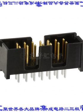 5103309-2 针座连接器14POS接头2排2.54mm公形插针通孔直针镀金