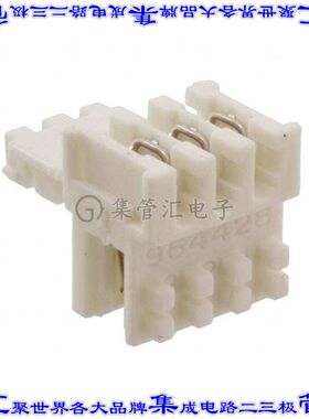 1-966194-3 矩形连接器3POS插座2.5mm母插口天然色IDC锡自由悬挂