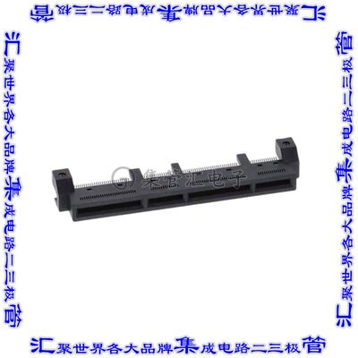 ME1016833400701 卡边缘连接器168POS母头2排0.6mm黑色镀金