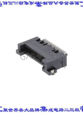 MEC5-030-01-L-RA-W2-TR 卡边缘连接器60POS母头2排0.5mm黑色镀金