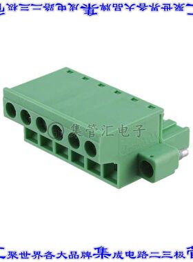 1777840 端子块连接器6POS插头母插口5.08mm绿色自由悬挂