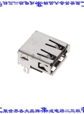 87520-1010ALF 连接器USB-A插座4POS USB 2.0通孔直角