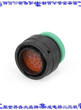HDP26-24-33PN-L017 圆形连接器33POS插头外壳用于公插针黑色蓝色