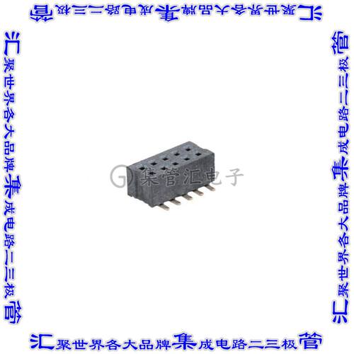 CSCC211-0502A001C1AF 针座连接器10POS接头2排1mm母形插口表贴SM