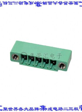 395056005 0395056005端子块连接器5POS接头公引脚带罩3.5mm绿色