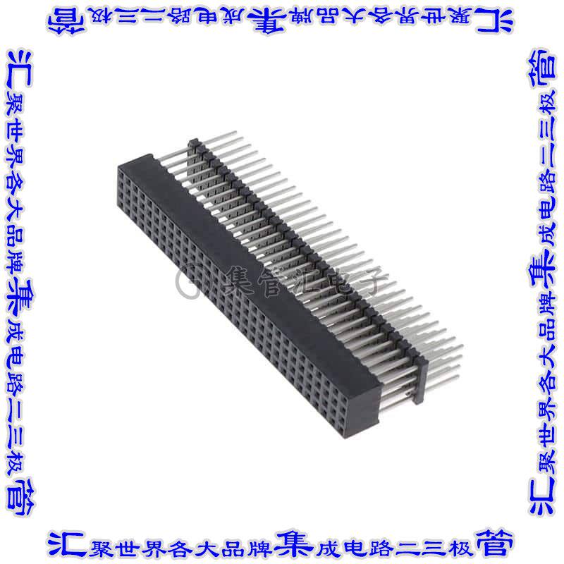 ESQT-130-02-L-Q-570 针座连接器120POS插座4排2mm叉状通孔直针镀