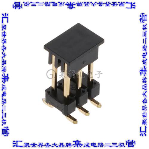 10129383-906002ALF 针座连接器6POS可切割2排2.54mm公形插针表贴