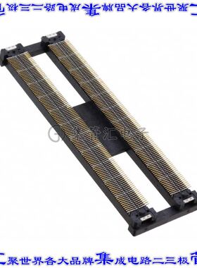 3-1827231-6 板对板连接器440POS插座中央带触点2排0.5mm表贴SMD