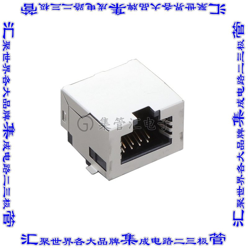 RJE3A1886402 接插件连接器8P8C, RA, CAT5E, SMT, SHIELD WIT