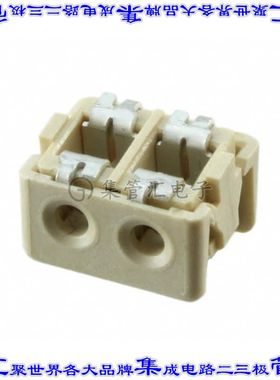 2-2106003-2 连接器2POS单条导线4mm表面贴装直角IDC22AWG天然色