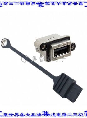 MUSBRA111R5 连接器USB-A插座4POS USB 2.0通孔直角