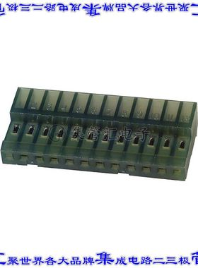 4-640443-2 矩形连接器12POS插座2.54mm母插口绿色IDC锡自由悬挂